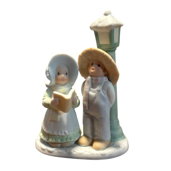 Vintage 1992 Porcelain Figurine Joy To The World Homco Circle of Friends - Picture 1 of 8